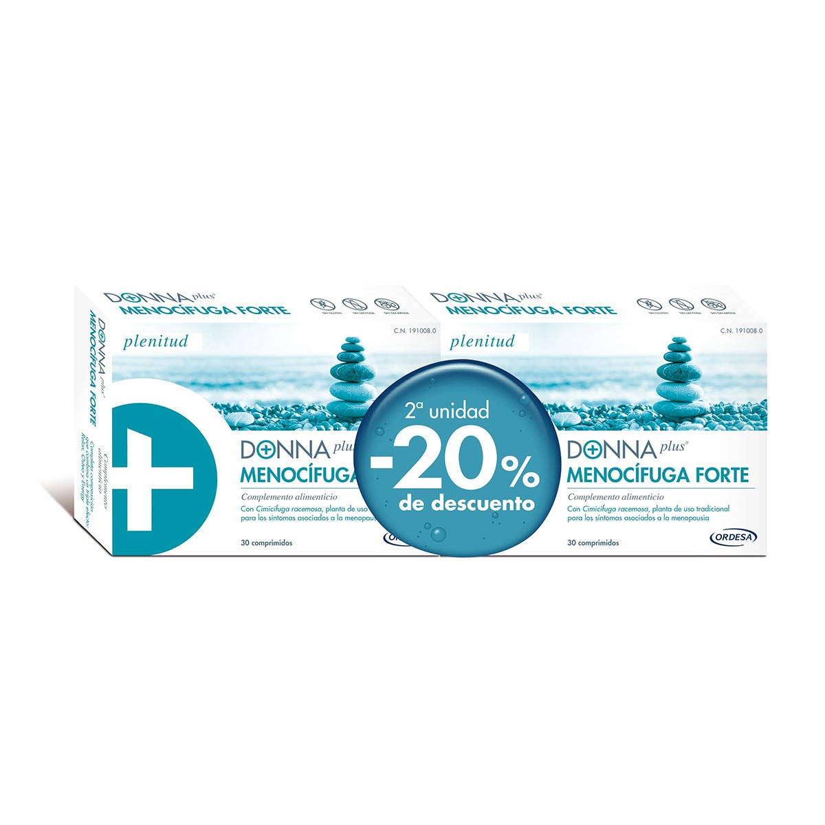 Ordesa Donna Plus Menocífuga Vital Duplo 2x30 comprimidos.