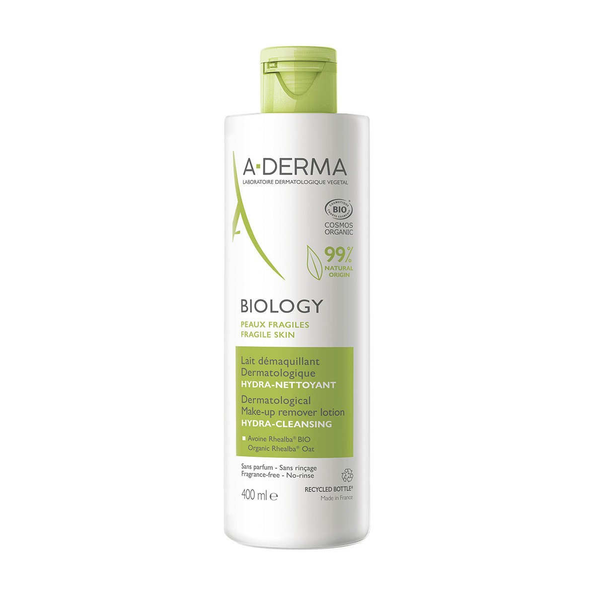 A-Derma Biology leche desmaquillante 400ml