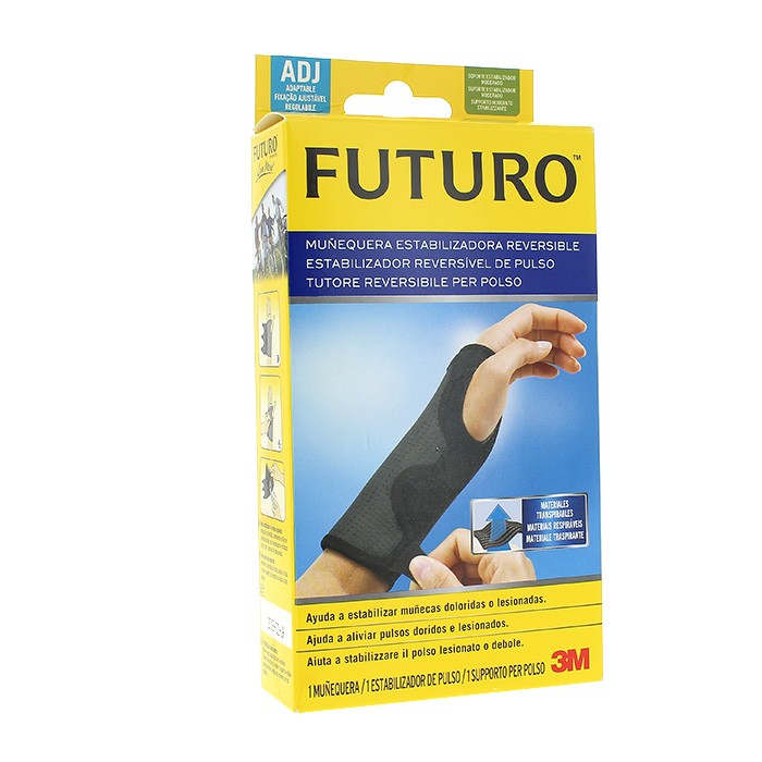 Futuro muñequera negra férula ajustable