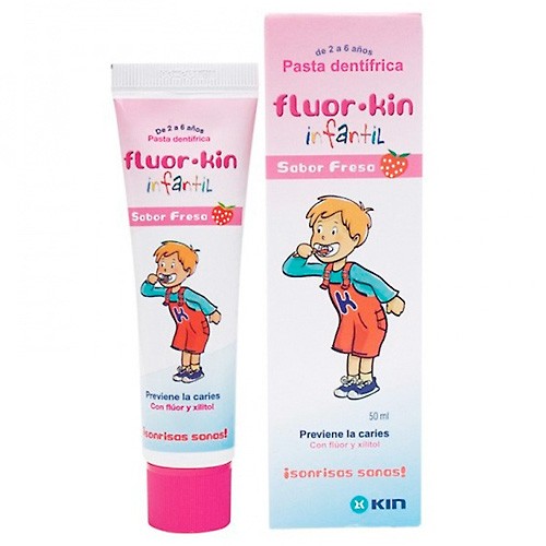 Fluorkin pasta infantil fresa 50ml