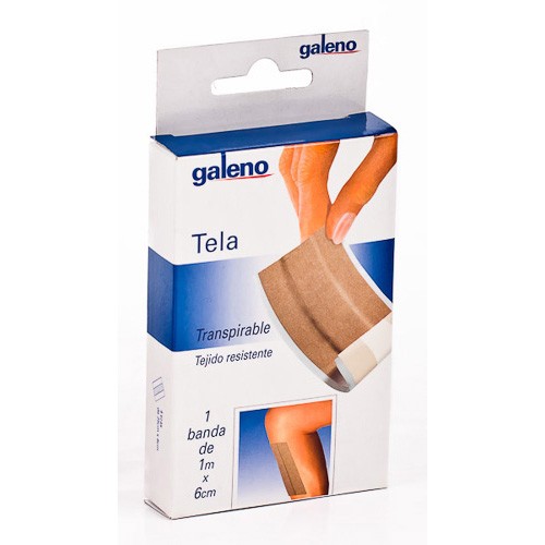 TIRAS GALENO ADHESIVAS TELA 100X6