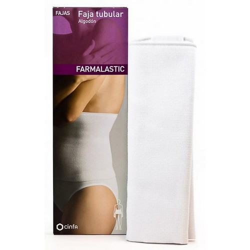 Farmalastic faja tubular algodón blanca talla 2