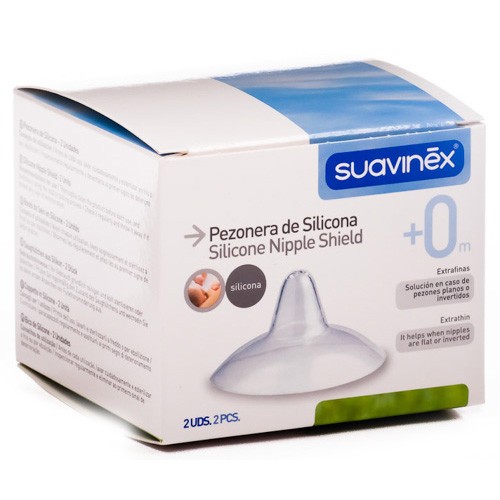 Suavinex Pezonera silicona T-M 2u