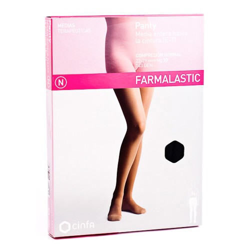Farmalastic Panty Normal talla Reina Plus negro