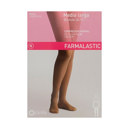 Farmalastic Media Larga con Blonda Normal talla M capuchino