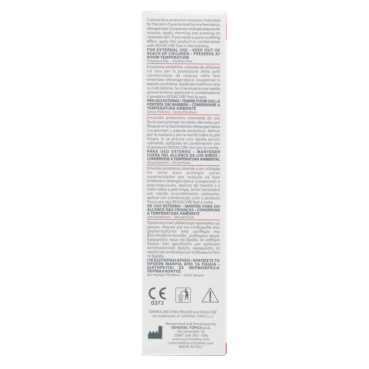 Rosacure intensive spf30 emulsión 30ml