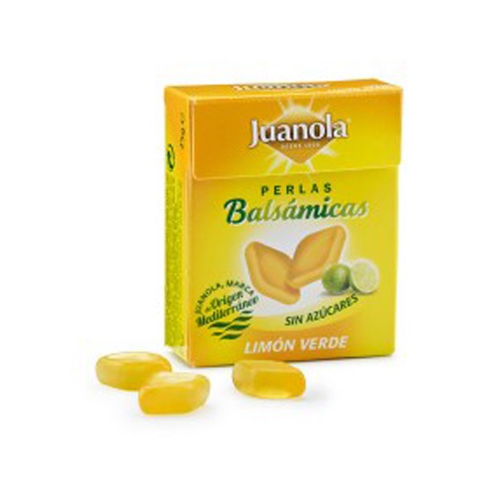 Juanola Perlas Balsámicas Sabor Limón Verde 25 g