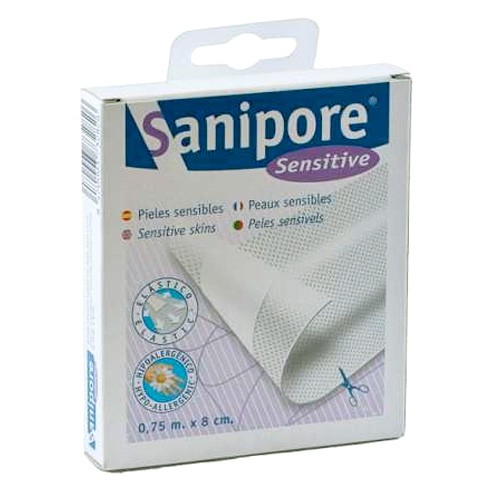 Sanipore sensitive tira recort 0,75mx8cm