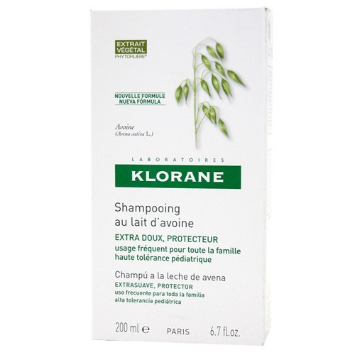 Klorane champú leche de avena 200ml